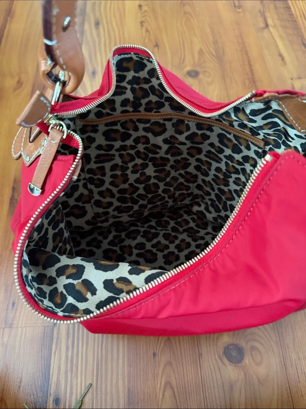 Kate Spade Hobo Bag with Tan Leather Strap